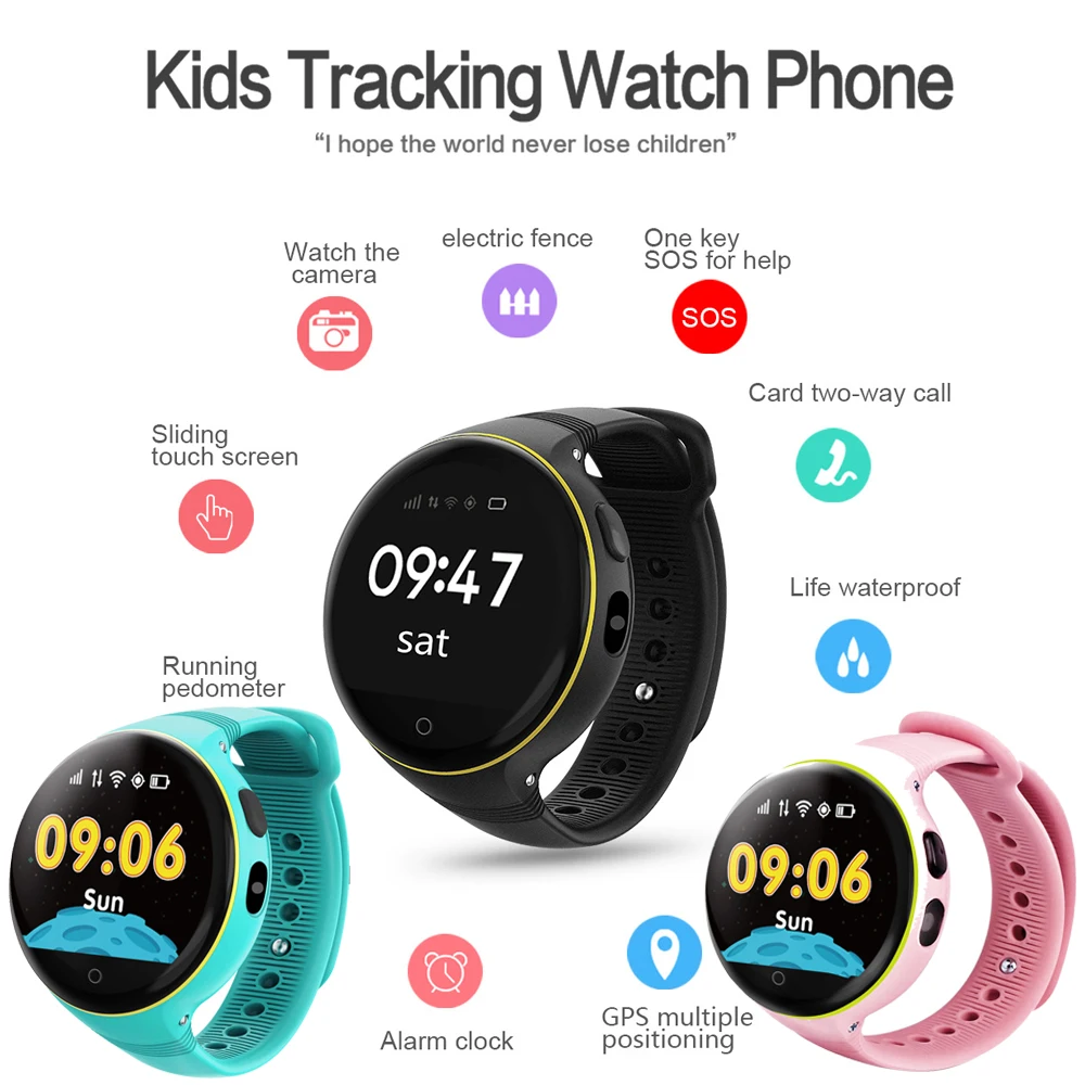 

ZGPAX S668 Smart Watch Woterproof Round Screen Android Wristwatch Bluetooth 4.0 GPS Heart Rate Fitness Tracker Smartwatch Phone