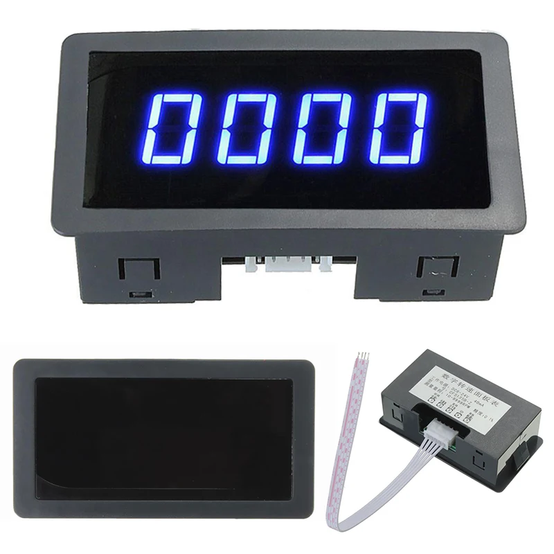Тахометр NPN Hall 5 9999 об/мин с 3 Проводами|rpm speed|rpm speed metertachometer rpm meter |