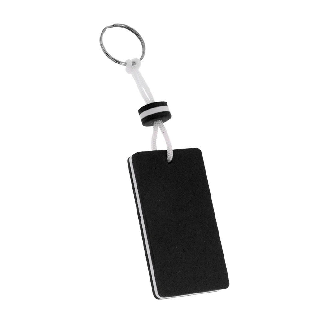 1 Pcs Rectangle Boating Fisherman Floating key Chain Marine Canoe Keychain Shoreline Sailing Key Ring Clip  Keyrings