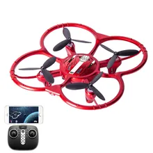 2017 New YH-13HW WIFI FPV With 720P HD Camera High Altitude Hold Mode LED RC FPV Quadcopter Drones Helicopter Toys Red Black RTF