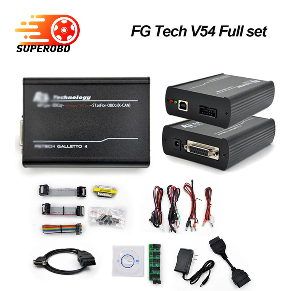 

Fgtech Galletto 4 Master V54 Fg-tech 2 Galletto V54 VD300 Support BDM Function no limit obd2 auto ECU Chip Tuning Tool