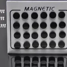 Lemoer 12 пар/лот 6/8/10 мм черный магнит виде незаполненного круга Стад серьги из нержавеющей стали магнитные клипсы не пирсинг Для мужчин ювелирные изделия