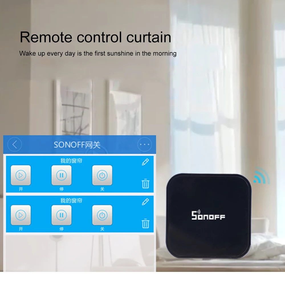 Sonoff RF Bridge WiFi 433 МГц пульт дистанционного управления умный дом автоматизация
