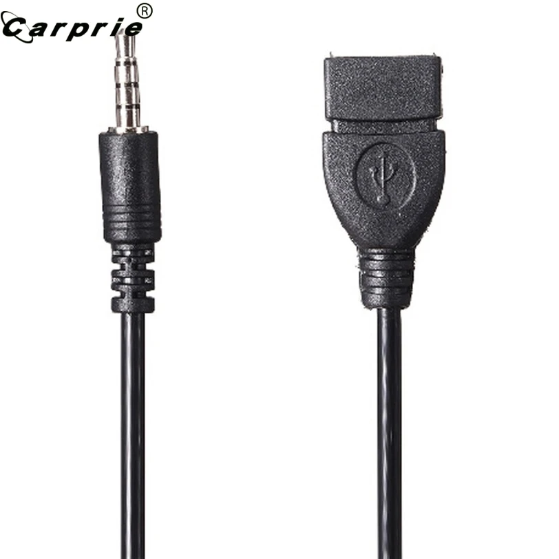 Кабель переходник CARPRIE со штекером 3 5 мм на гнездо USB 2 0 Type A OTG 90508|Компьютерные