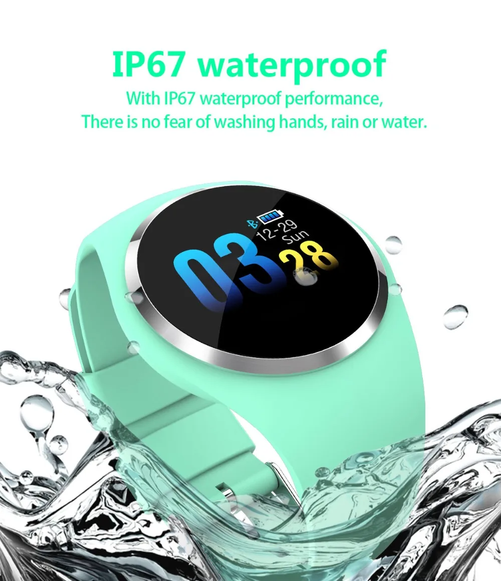 DIGOOR Fashion Smart watch women IP67 waterproof Support Blood pressure Blood oxygen Heart Rate Monitor Activity tracker Fitness bracelet Smartwatch Lady (5)