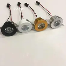 10 шт./лот светодиодный мини-светильник 1,5 Вт диаметр 31 мм AC85-275V с золотым каркасом встраиваемый потолок без мерцания точечные светильники для дома