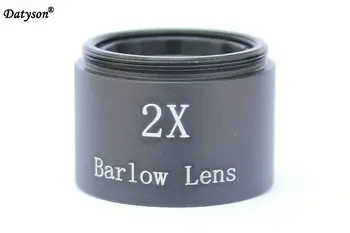 

Alluminum alloy Barlow lens 2x astronomical telescope eyepiece standard 1.25"/31.7mm interface fine & coarse thread fast shipp