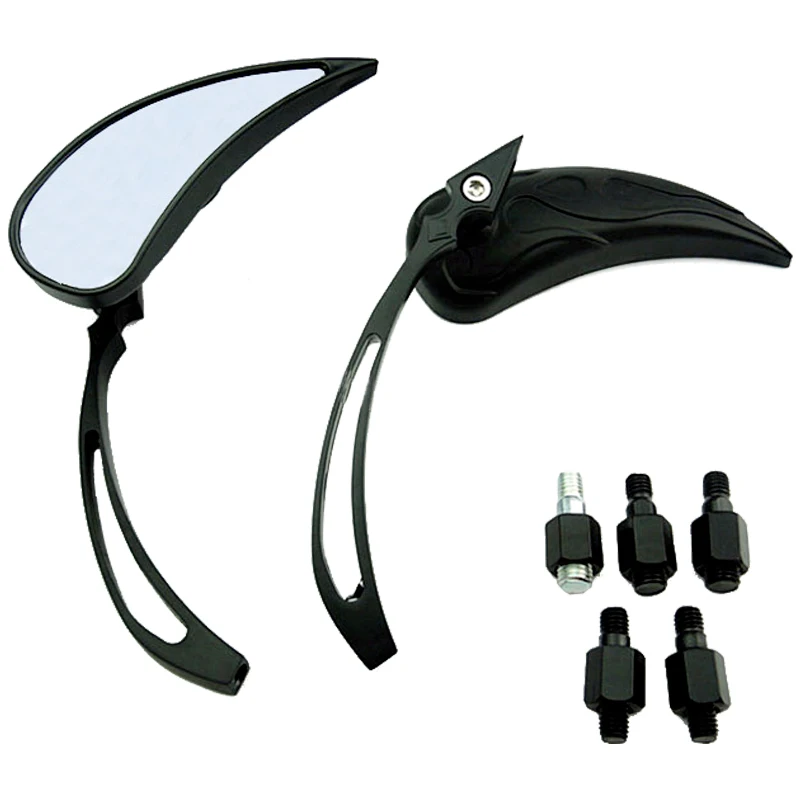 Nuoxintr Motorcycle Mirror Rear Mirrors For Yamaha Kawasaki Suzuki Honda Harley Aprilia Ducati BMW Street Sport Cruiser Chopper