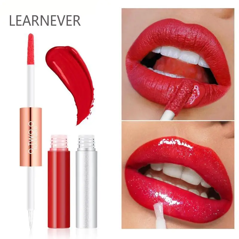

1pcs Matte Glitter Velvet Lipgloss Lip Tint Long Lasting Moisturizer LipGloss Shimmer Makup Pigment Waterproof Lipgloss Lip Set