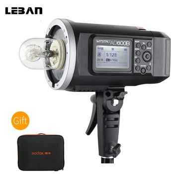 

Free DHL Godox Wistro AD600B TTL All-in-One Powerful Outdoor Flash with 2.4G X System Build-in 8700mAh Li-on Battery