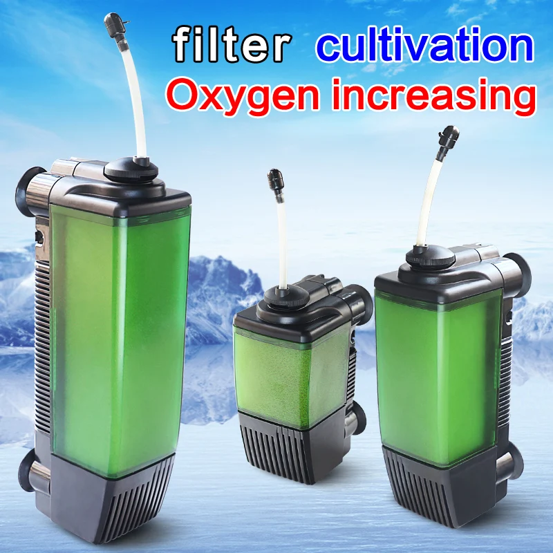 

SOBO fish tank filter 1300F/1301F/1302F Oxygen increasing pump for mute 3-in-1 built-in filter for aquarium