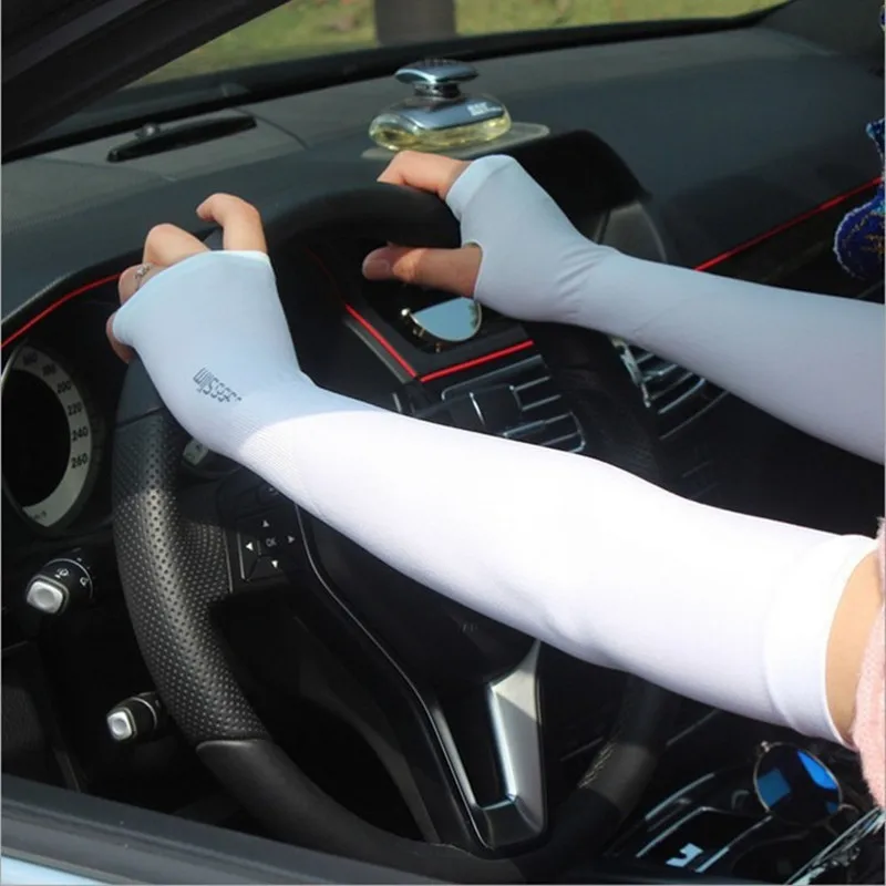 Summer Anti ultraviolet Ice Sleeve High Elastic Arm Ice Silk Sunscreen