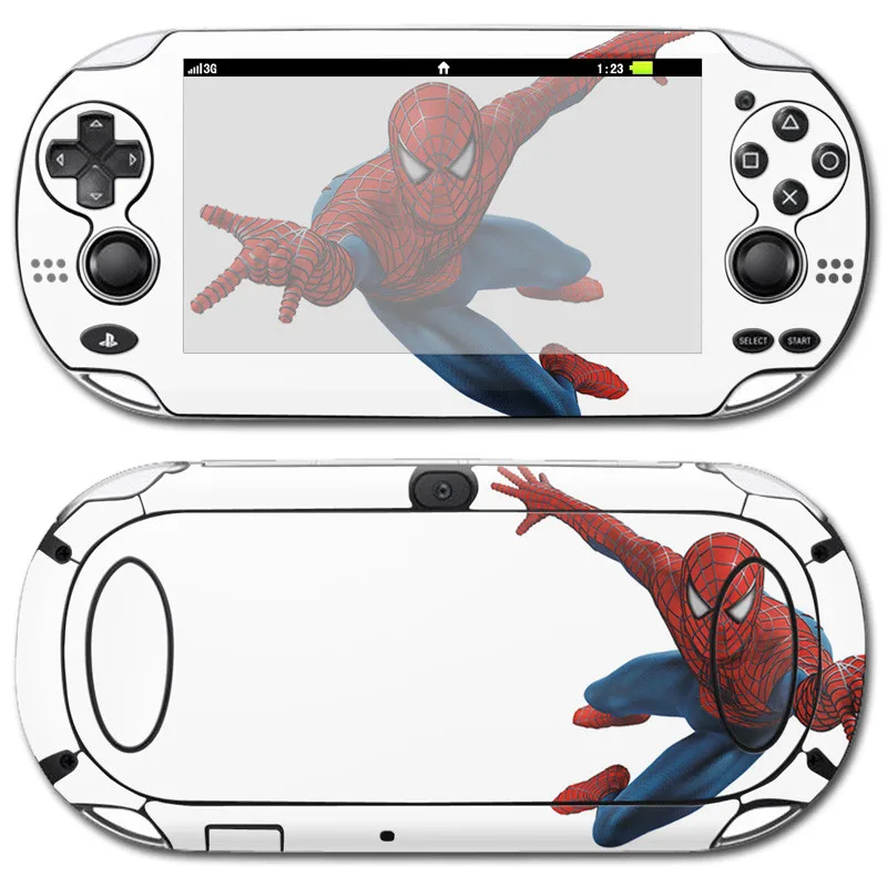 Человек-паук Человек Винил Защитная Наклейка для sony playstation PSvita 1000 для PSv 1000 наклейки стикеры на кожу