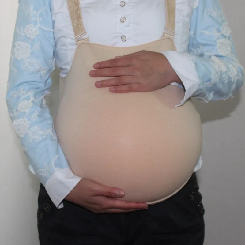 

Actor's favorite 4600g/pc twins 8-10month silicone cloth bag belly artificial tummy for unisex halloween toys free shipping