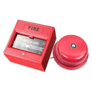 Аварийный звонок и пластмассовое стекло аварийный выход спасательный переключатель кнопка пожарная сигнализация Безопасность дома