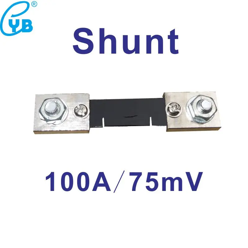 Saim Ampere Shunt Resistor Amp Panel Meter Ammeter Shunt Currect Tester DC 100A 75mV 