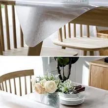 Прозрачный матовый 1,5 ПВХ прозрачный мягкий стеклянный чехол для стола, Прямоугольный Коврик для стола, Настольная скатерть