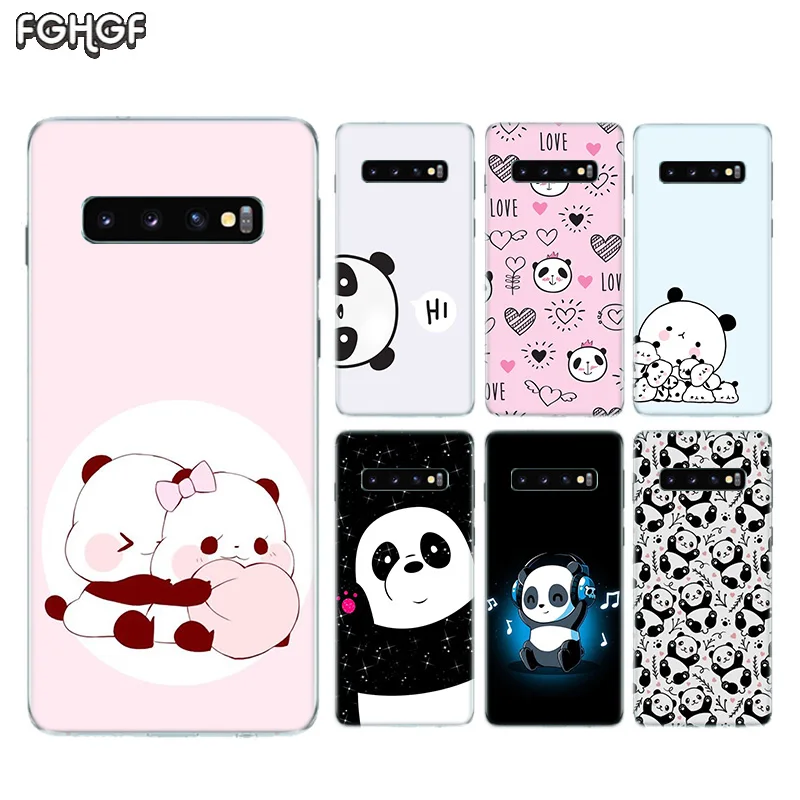 Милый чехол с рисунком панды ривердейла для Samsung Galaxy S10 lite S9 S8 A6 A8 Plus 2018 A50 M30 A30 M20 A10