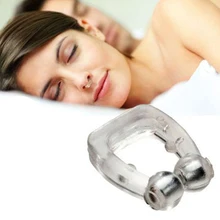 Силиконовый Магнитный Анти Храп Стоп храп нос клип сна устройство для дыхания носом Спящая помощь апноэ защитное устройство с коробкой