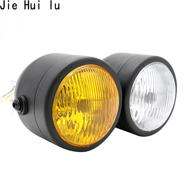 Фара для мотоцикла 4 &quotStreetfigher двойной Круглый Двойной круглый Доминатор фара V Max