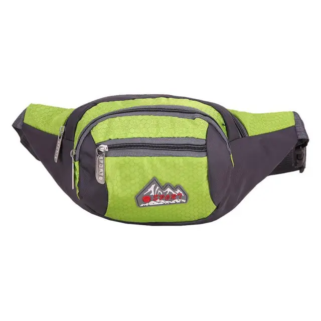 Water Resistant Waist Pack Sport Pack Unisex Nylon Waist Bag Pocket