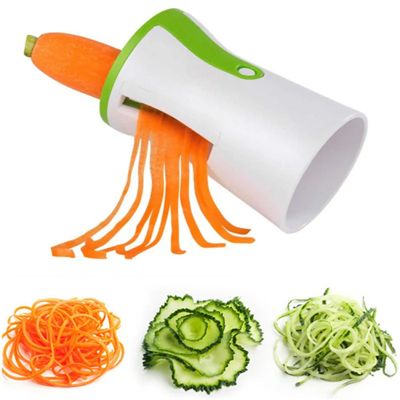 

New Vegetable Spiralizer Fruit Spiral Shred Cutter Graters Carrot Slicer Spaghetti Pasta Salad Kitchen Cooking Tools Gadget