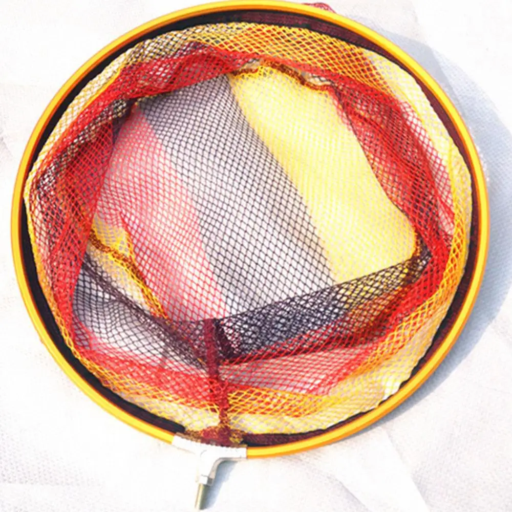Aluminum Alloy Ring Nets Fishing Tackle Collapsible Dip Net Folding Fishnet Gear Fish Line Portable Durable Practical | Спорт и