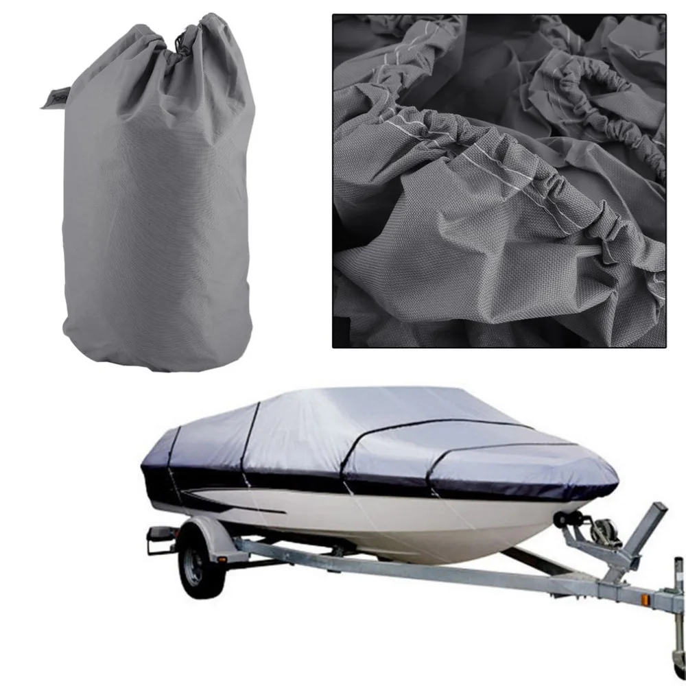 

New Waterproof Sunproof 600D Woven Polyester With PU Coating 20ft to 22ft Trailable Boat Cover Type 100 Inch Beam Ship Accessory