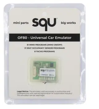 

OF68/OF80 SQU Universal Car Emulator Mini Parts Big Works SQU OF68 support IMMO/Seat accupancy sensor/Tacho Programs