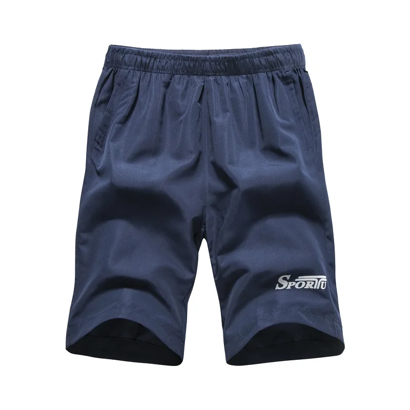 Свободные дышащие мужские шорты кэжуал для отдыха летние мужские короткие брюки однотонные прямые быстросохнущие пляжные шорты с карманами на молнии