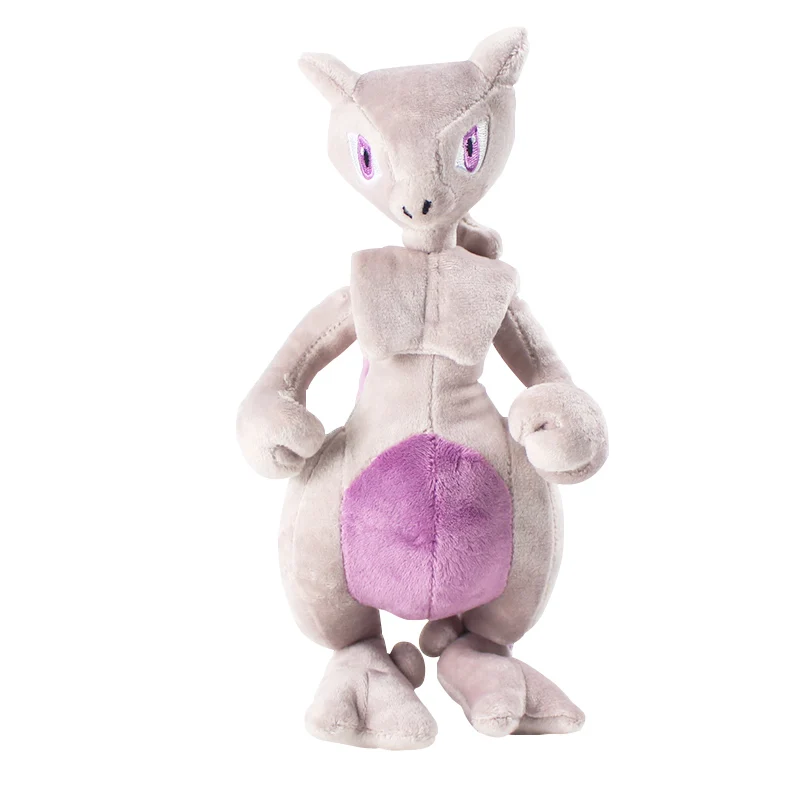 25 см Mewtwo плюшевый игрушечный Милый хлопковый мягкий плюшевый животный кукла детский подарок - Цвет: 1pcs in bag