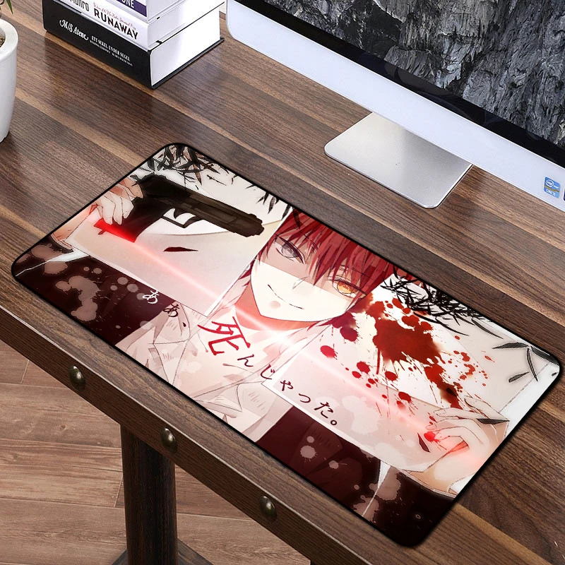 FFFAS 700*400mm anime cartoon mouse pad large size rubber bottom anti-slip keyboard mat laptop home office gifts mousepad | Компьютеры и