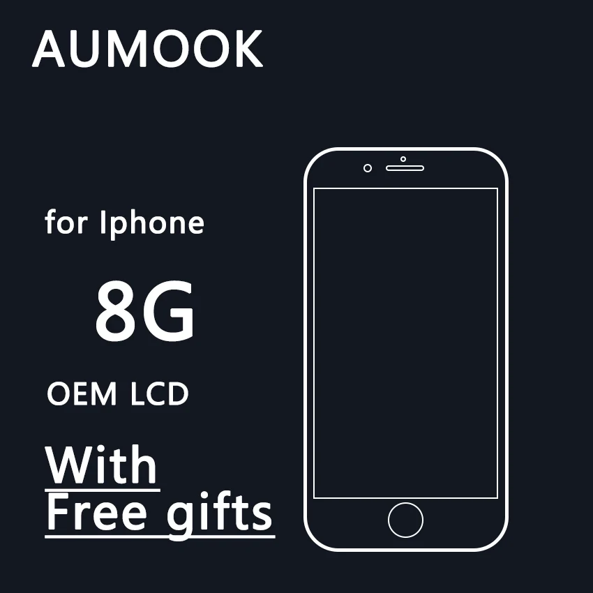 

OEM Quality For iPhone 8 LCD Display With Sensitive 3D Touch Screen Digitizer Assembly Free Shipping No Dead Pixel Free Gifts