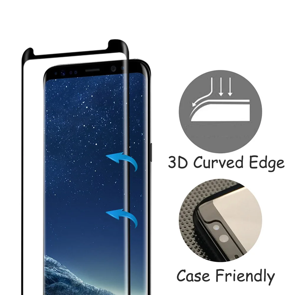 samsung galaxy s8 screen protector tempered glass case friendly samsung galaxy s8 screen protector tempered glass case friendly