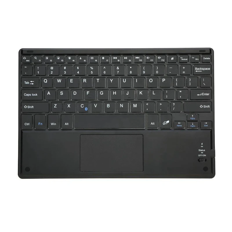 

Slim 81-Key Bluetooth Keyboard with Touch Pad for Windows Android