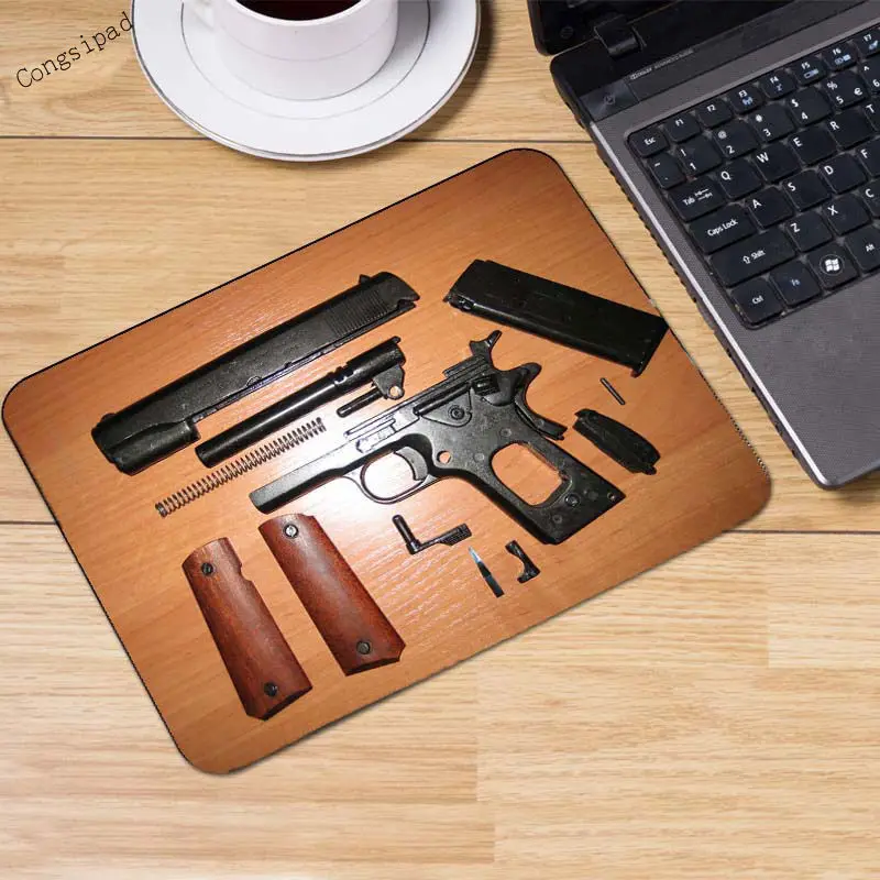 Congsipad пушки часть Настройка поддержка Резиновый Большой игровой коврик для мыши
