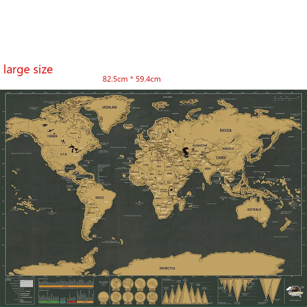 Роскошная черная декоративная карта мира, Скретч Карта мира, персонализированная карта для путешествий, скретч для карты, украшение для дома, наклейки на стену
