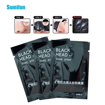 

3bags Black Face Patch Nose Strips Remove Blackheads Pores Black Head Remover Acne Peel Mask Black Dots Cleaning Plaster D1737