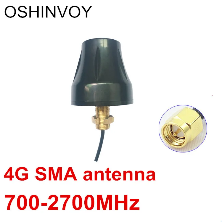 OSHINVOY 4 г OMNI резьбе антенна 700-2700 мГц LTE без земли SMA антенны 4 г высокого усиления RG174 SMA антенны