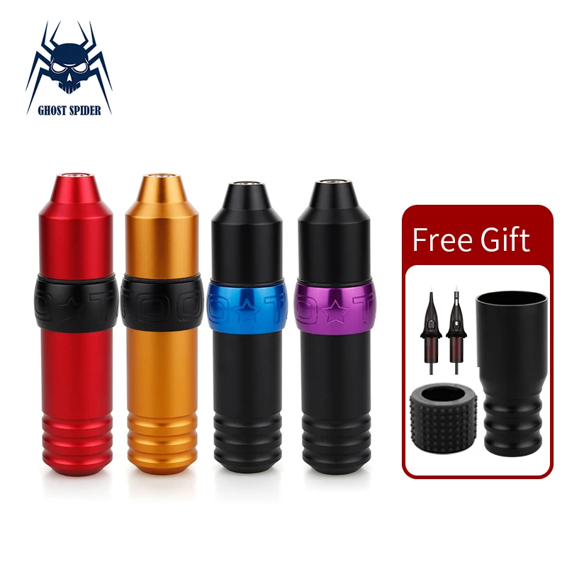

GHOST SPIDER Aluminum Alloy Electric Rotary Tattoo Machine Pen Profession Permanent Makeup Machine For Eyebrow Eyeliner Lips