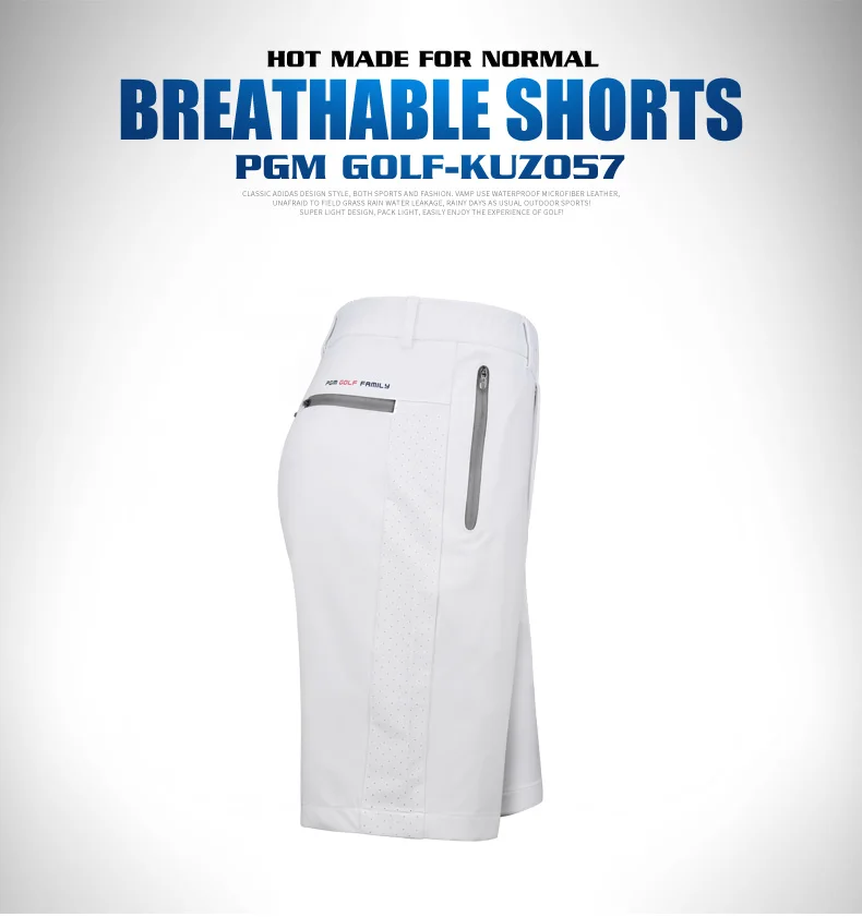 Лето новые PGM шорты для гольфа мужские спортивные шорты эластичные шорты с боковыми удобными вентиляционными отверстиями