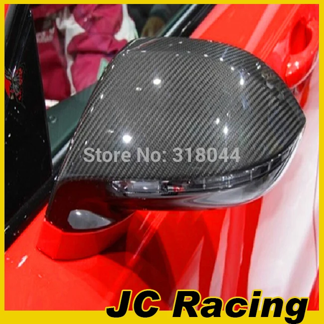 A7 Car Styling Carbon Fiber Side Mirror Covers Rear View Mirror Caps For Audi A7 S7 RS7
