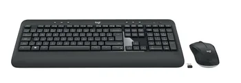 

Logitech MK540 Advanced, Wireless, RF Wireless, Membrane, AZERTY, Black,White, Mouse included