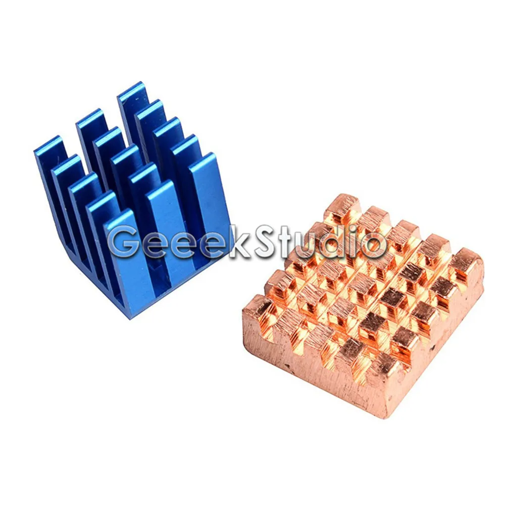 Copper Aluminium Cooling Heatsinks for Raspberry Pi 2 / 3 Model B | Компьютеры и офис