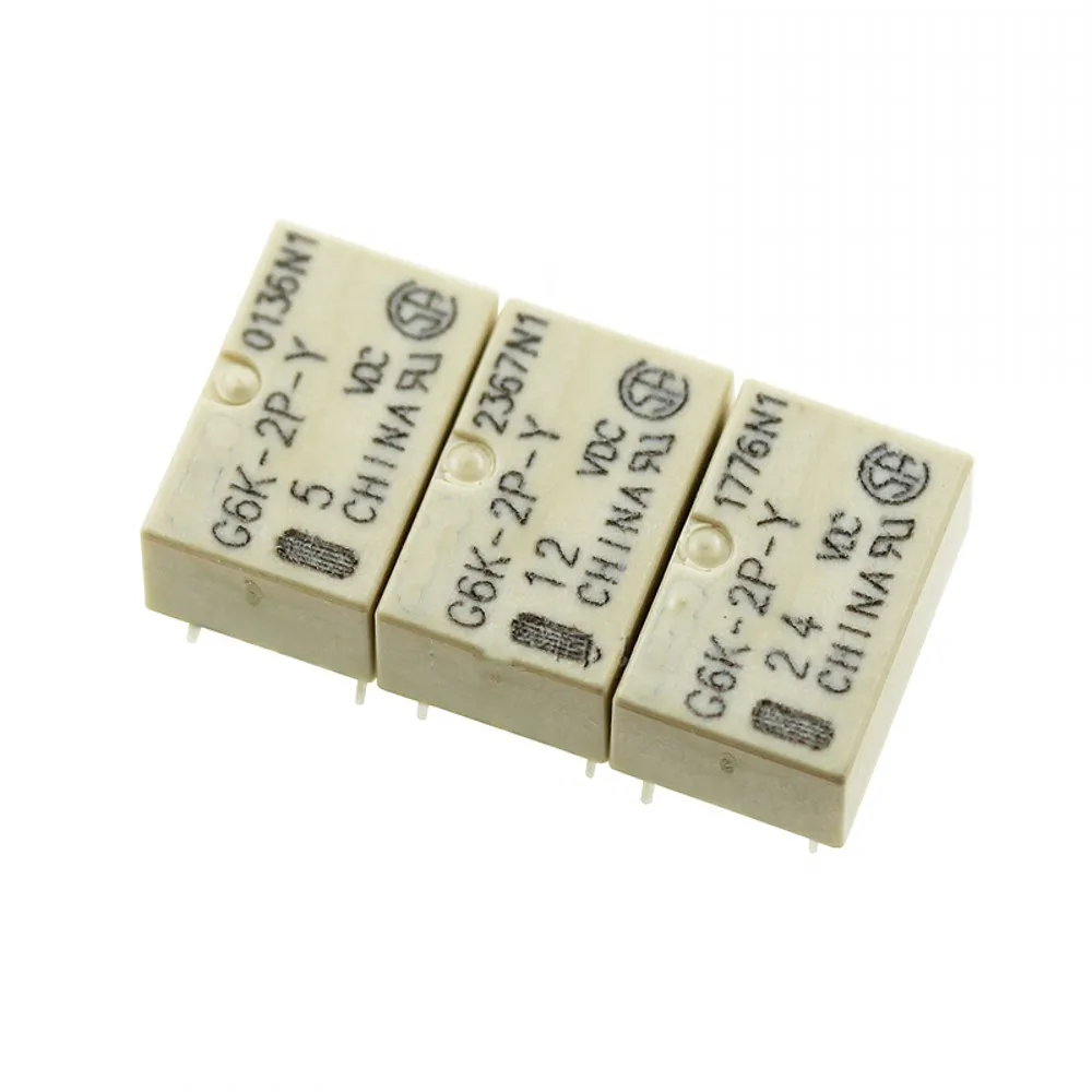 10 шт. реле сигнала DIP 8pin для Omron 5 в пост. Тока 12 В 24 1. Тока|Реле| |