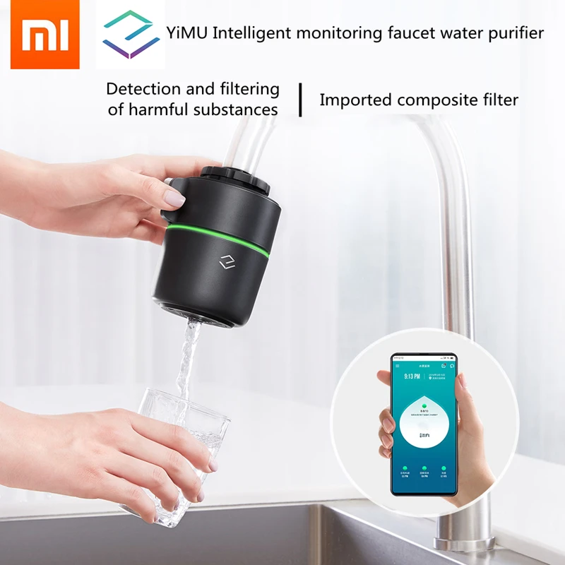  2019 original XIAOMI YiMu Technology Intelligent Monitoring Faucet Water Purifier Filter Tap Water 