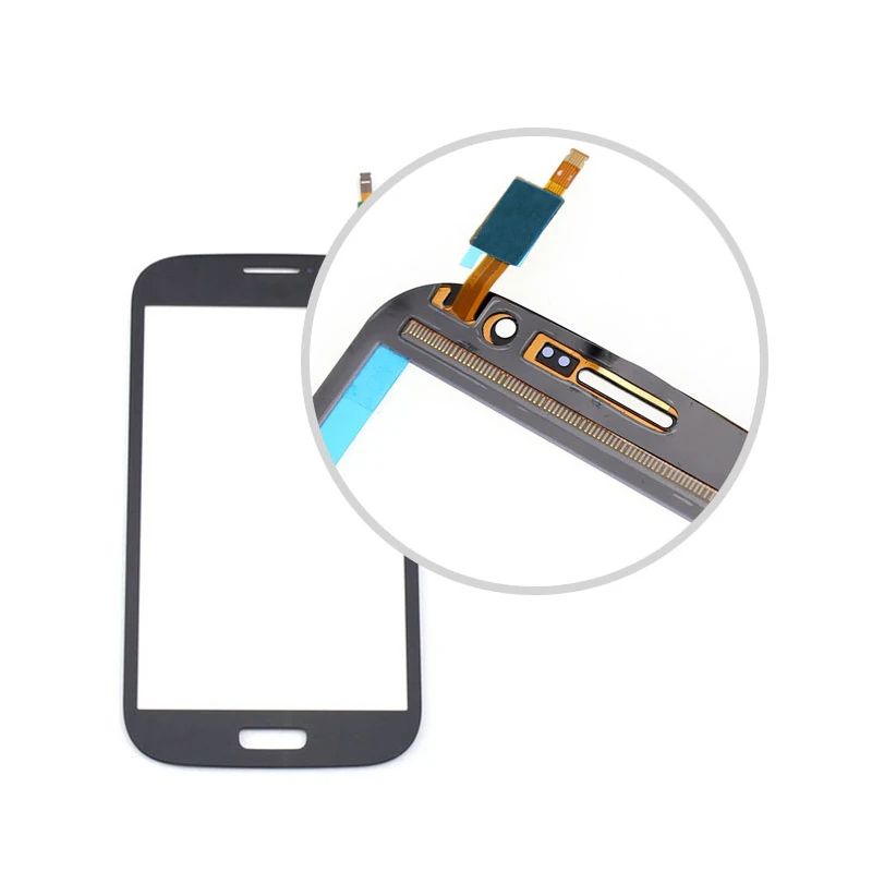 Для samsung Galaxy Grand GT i9082 i9080 Нео i9060 i9062 i9060 Сенсорный экран планшета Сенсор внешний Стекло объектив Панель с лентой