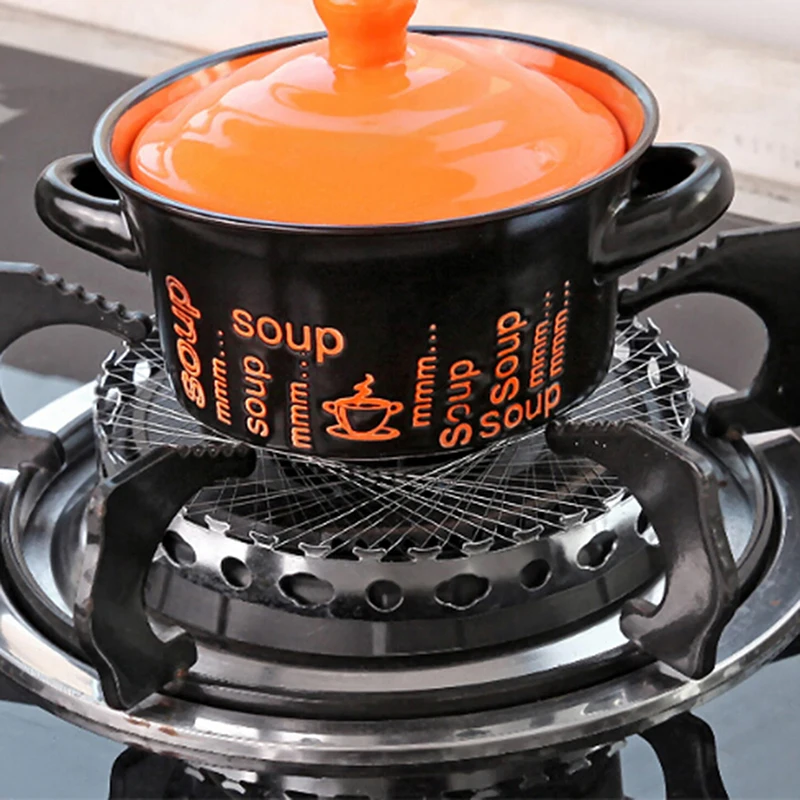 Stainless Steel Windproof Energy Saving Circle Cover Case Mesh High Quality Gas Cooker Stove Torch Net Kitchen Accessories | Дом и сад