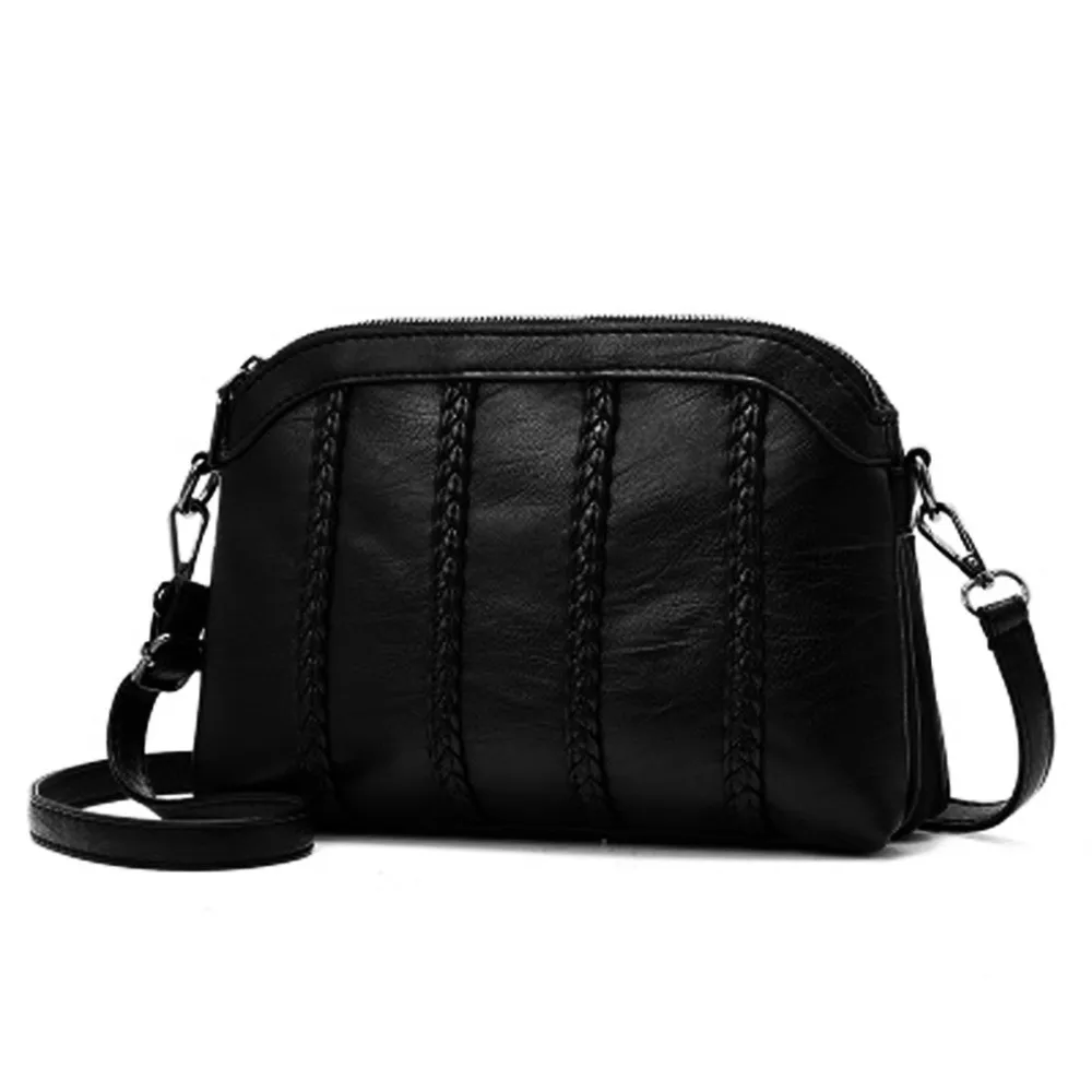 

Casual Evelope Design Small Phone Bag Female Soft Leather lady Crossbody Messenger Bag Single Shoulder Crossbody Black Handbags
