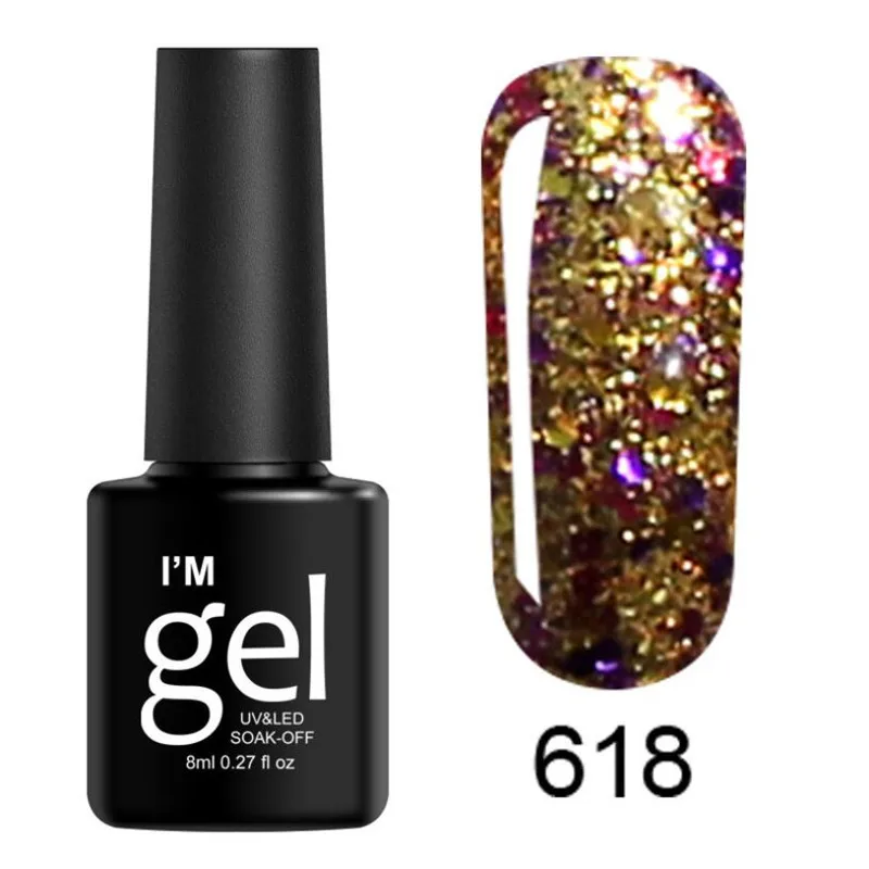 

Nail Polish Gel 3d Diamond Glitter Varnish Hybrid UV for Manicure Off Gellak White Prime Nail Art Gel Extension Nail Polish Tool